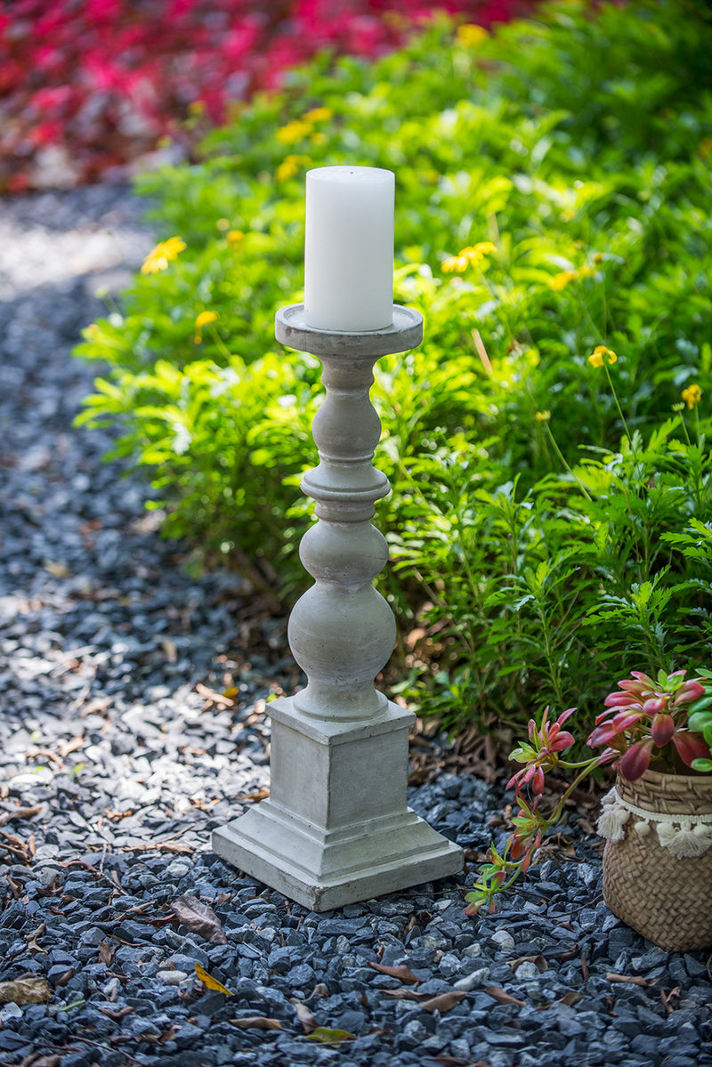 Cement Candle Holder 51cm-Dovetailed &amp; Doublestitched