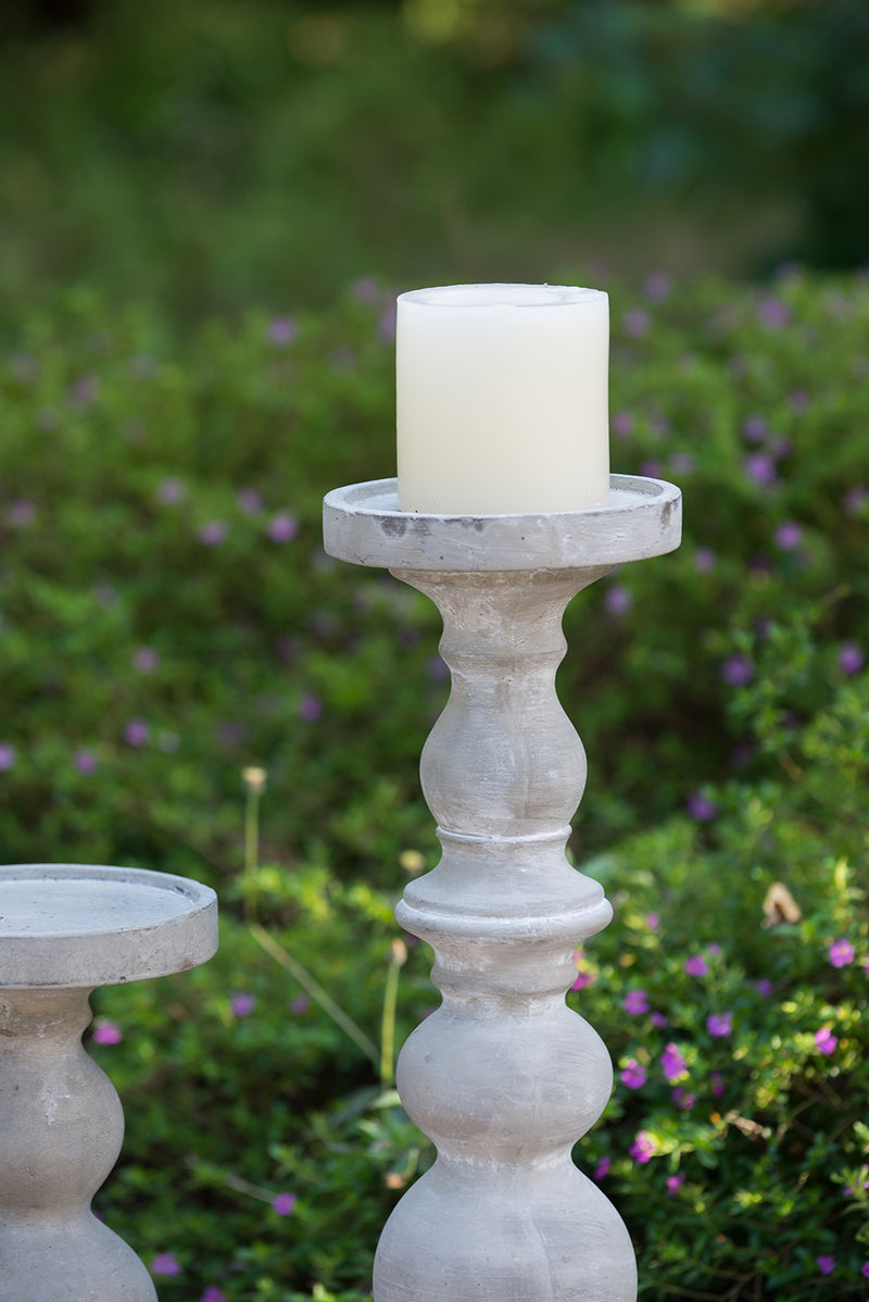 Cement Candle Holder 51cm-Dovetailed &amp; Doublestitched