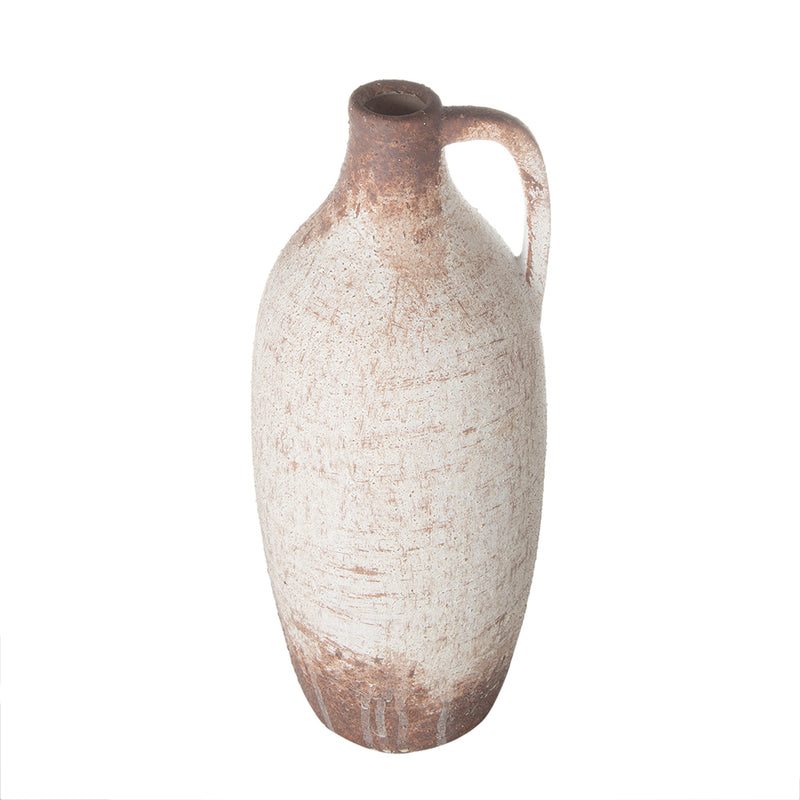 Ceramic Vase With Handle 30cm-Dovetailed &amp; Doublestitched