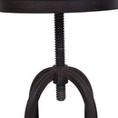 Chicago Recycled Timber Adjustable Barstool-Dovetailed &amp; Doublestitched