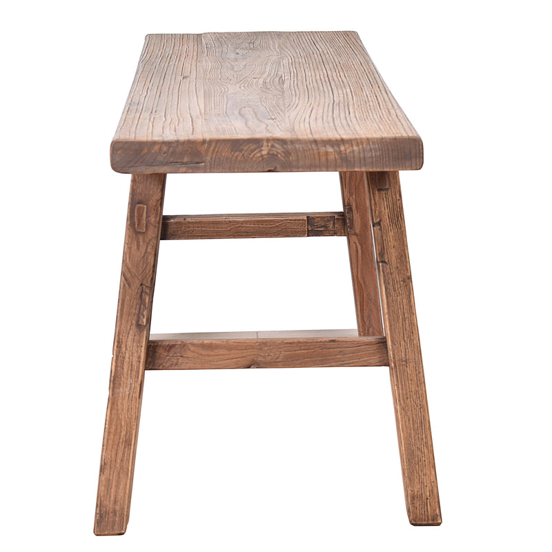 Chicago Recycled Timber Bench Medium-Dovetailed &amp; Doublestitched