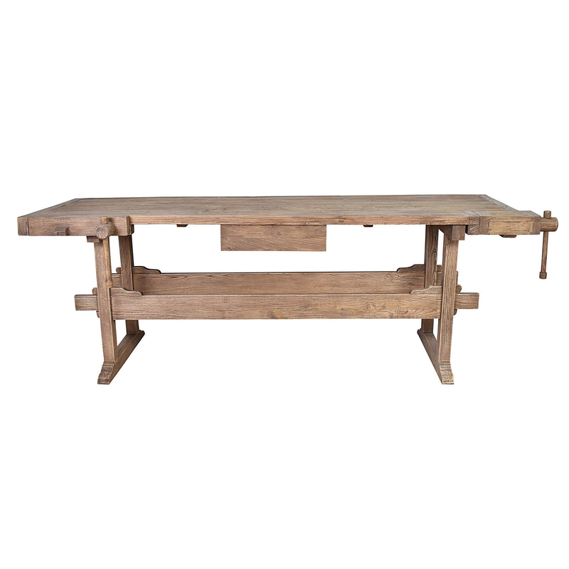 Chicago Work Bench Console-Dovetailed &amp; Doublestitched