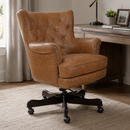 Churchill Caramel Leather Desk Chair