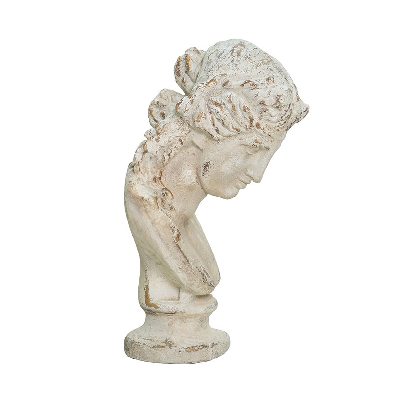 Classic Magnesium Female Bust Statue-Dovetailed &amp; Doublestitched