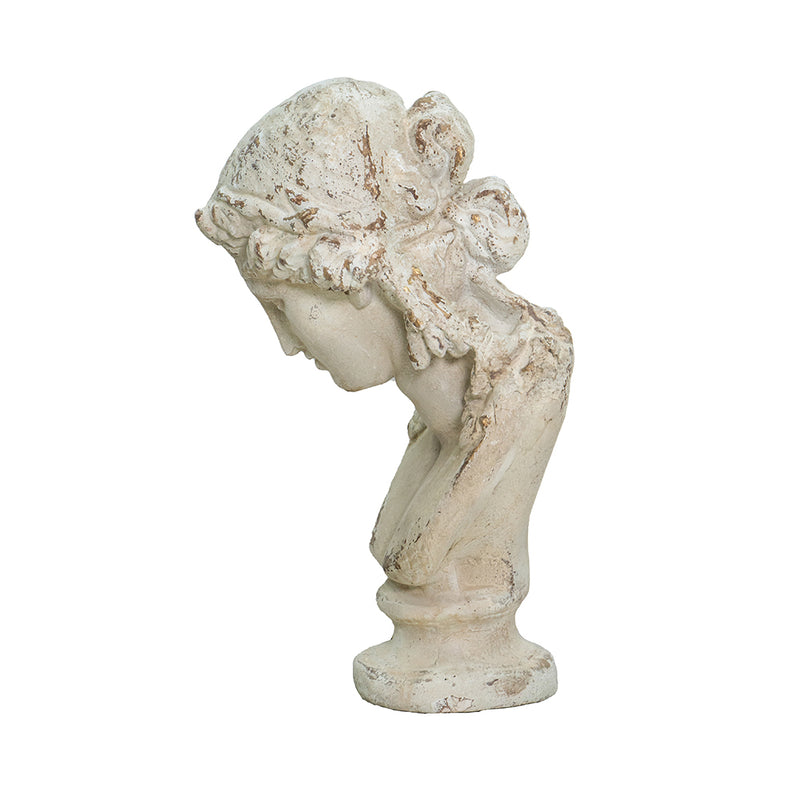 Classic Magnesium Female Bust Statue-Dovetailed &amp; Doublestitched