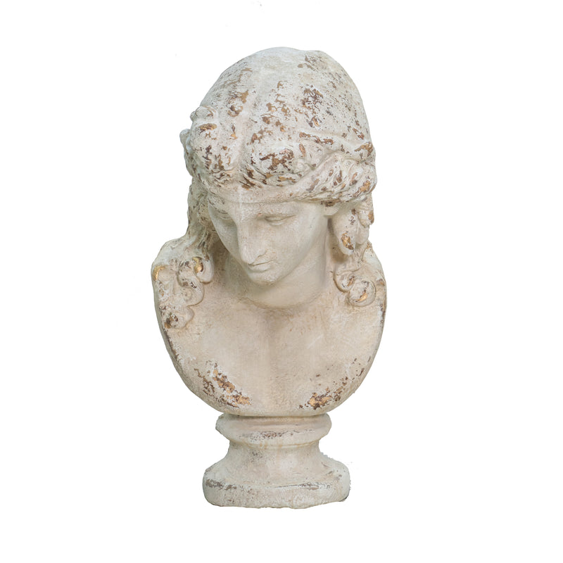 Classic Magnesium Female Bust Statue-Dovetailed &amp; Doublestitched