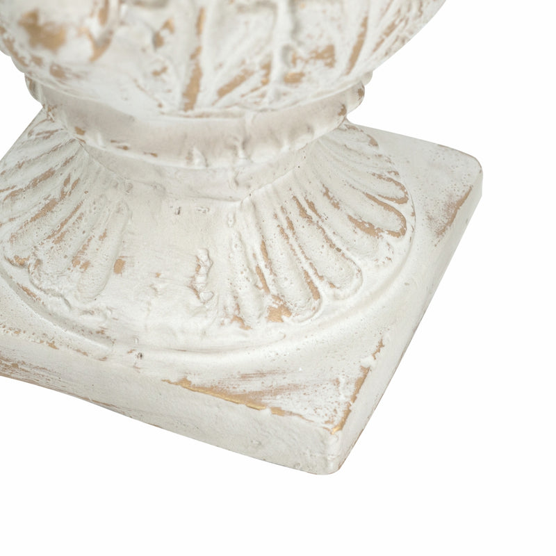 Classical White Urn Planter-Dovetailed &amp; Doublestitched