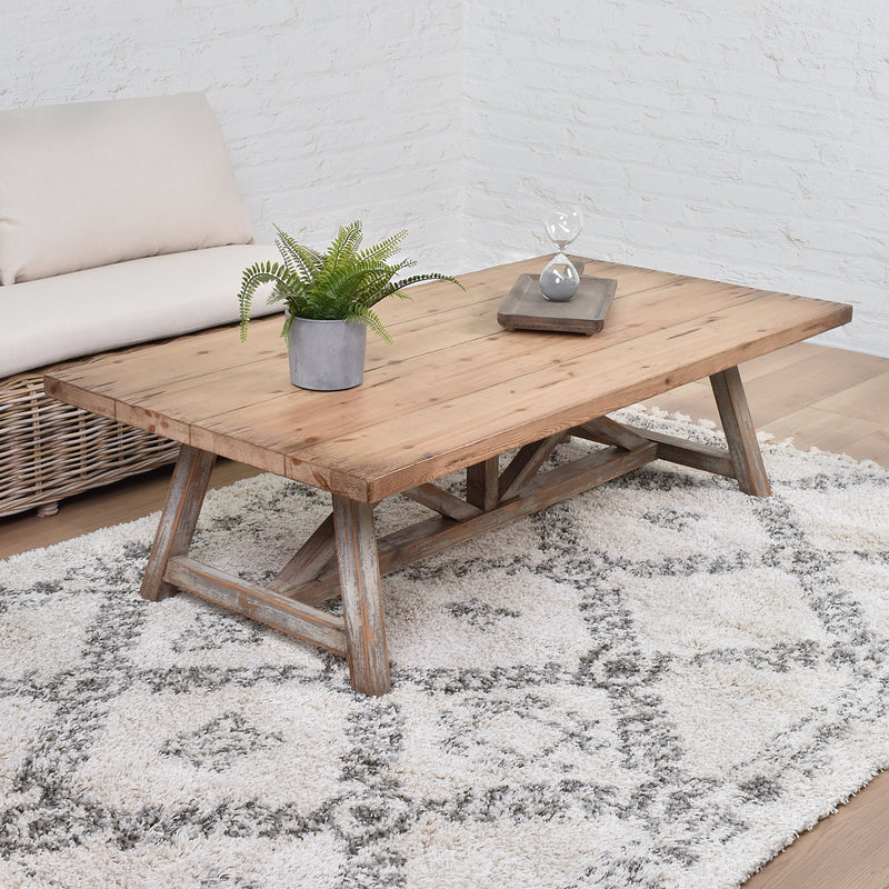 Colmar Coffee Table-Dovetailed &amp; Doublestitched