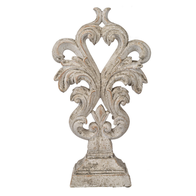 Crested Heart Decorative Accent-Dovetailed &amp; Doublestitched