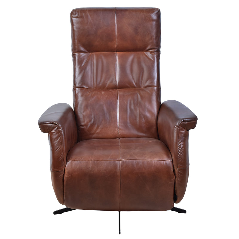 Morris Vintage Leather Electric Recliner Chair