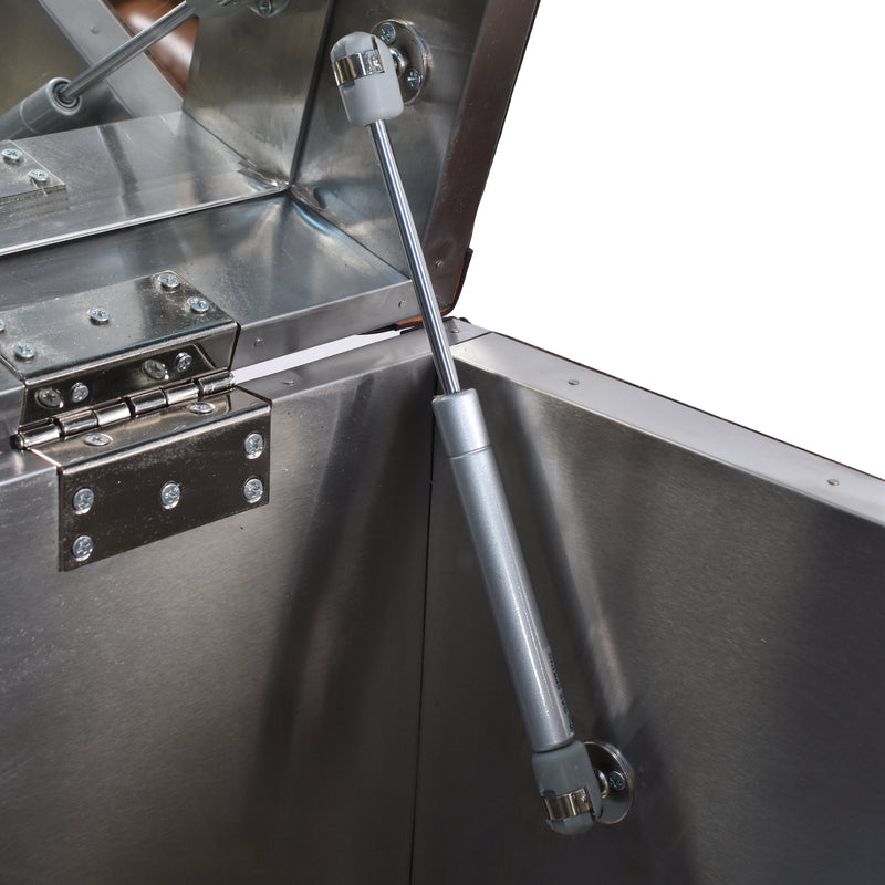 Callahan Vintage Leather Bar Cart