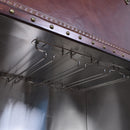 Callahan Vintage Leather Bar Cart