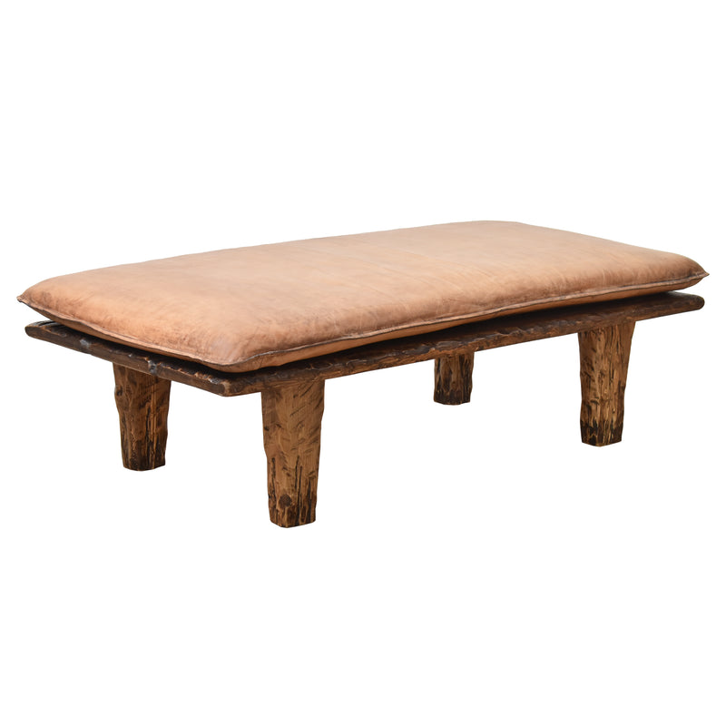 Chateau Coffee Table Bench with Cushion Top