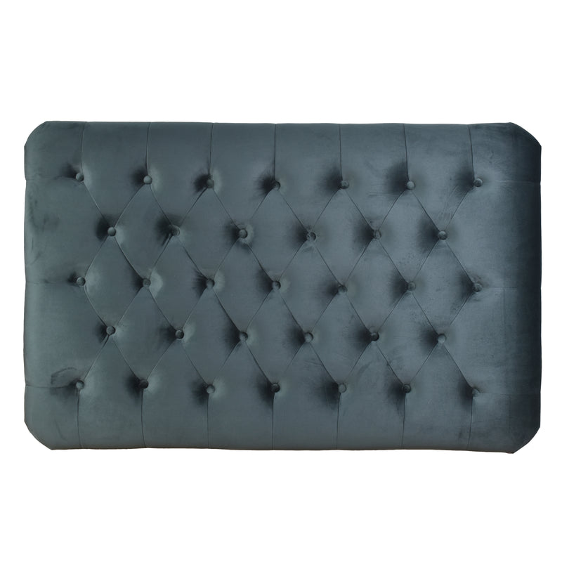 Libera Green Velvet Chesterfield Coffee Table