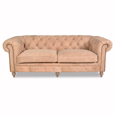 Windsor 3 Seater Beyond Vintage Leather Chesterfield Sofa