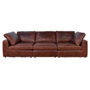 Darlington Vintage Leather Modular Sofa-Dovetailed &amp; Doublestitched