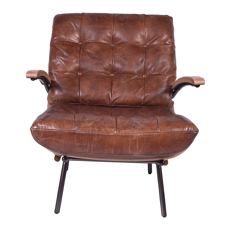 Dorset Vintage Leather Armchair-Dovetailed &amp; Doublestitched