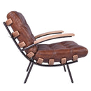 Dorset Vintage Leather Armchair-Dovetailed &amp; Doublestitched