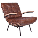 Dorset Vintage Leather Armchair-Dovetailed &amp; Doublestitched