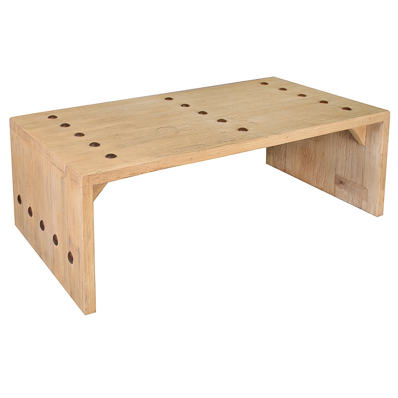 Elm Door Coffee Table-Dovetailed &amp; Doublestitched