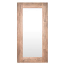 Elton Recycled Elm Timber Floor Mirror 200cm-Dovetailed &amp; Doublestitched