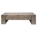 Emry Block Coffee Table-Dovetailed &amp; Doublestitched