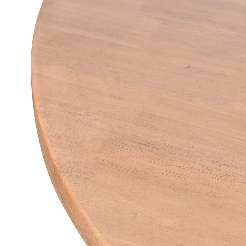 Eva 140cm Round Dining Table-Dovetailed &amp; Doublestitched