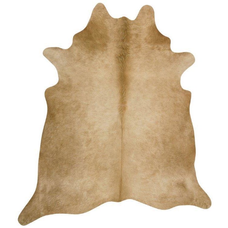 Exquisite Natural Cow Hide Beige 1.7x1.2-Dovetailed &amp; Doublestitched