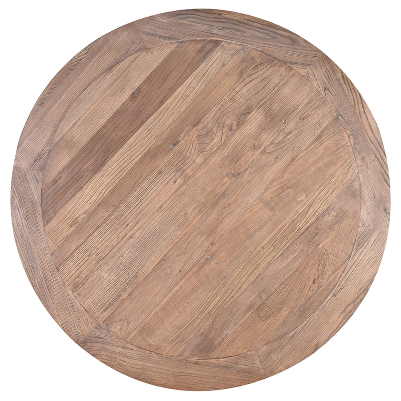 Farm House 120cm Round Dining Table-Dovetailed &amp; Doublestitched