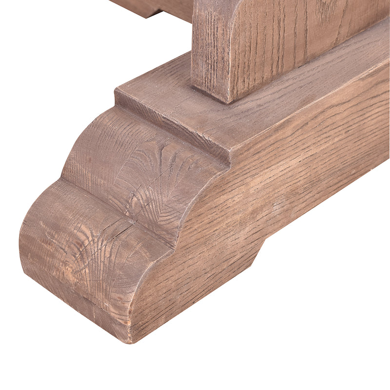 Farm House 180cm Recycled Timber Round Dining Table-Dovetailed &amp; Doublestitched