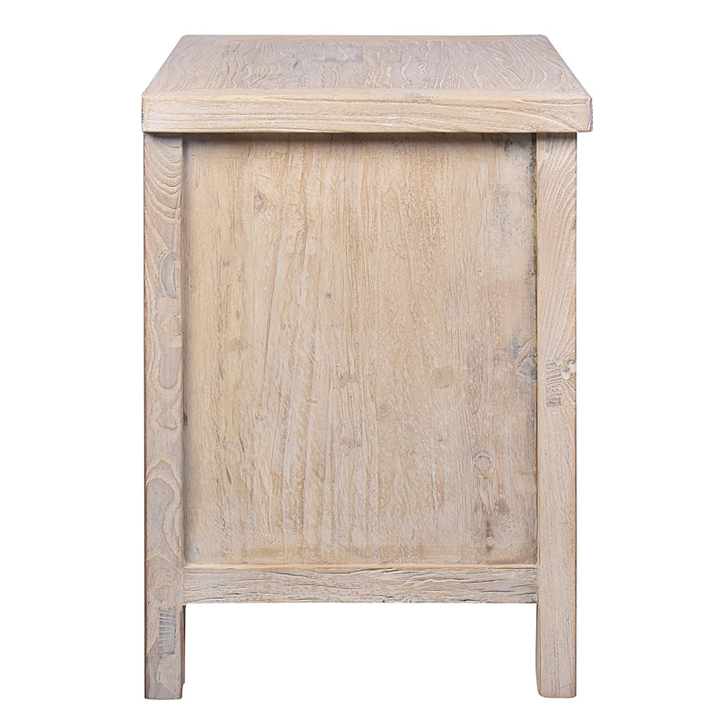 Farmer 2 Door Bedside Cabinet-Dovetailed &amp; Doublestitched