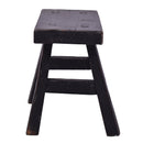 Farmer Baby Stool - Black-Dovetailed &amp; Doublestitched