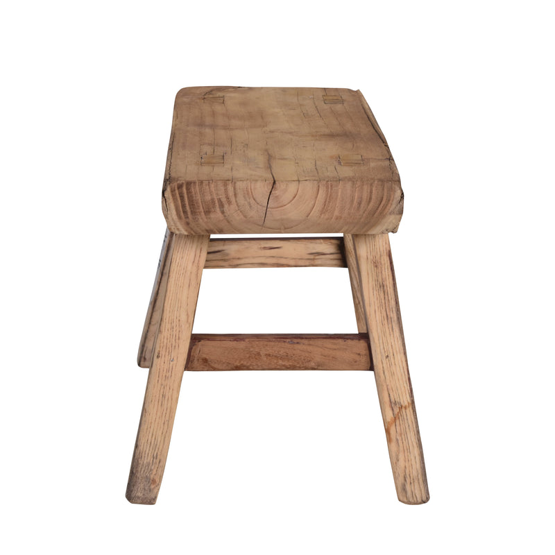 Farmer Baby Stool - Natural-Dovetailed &amp; Doublestitched