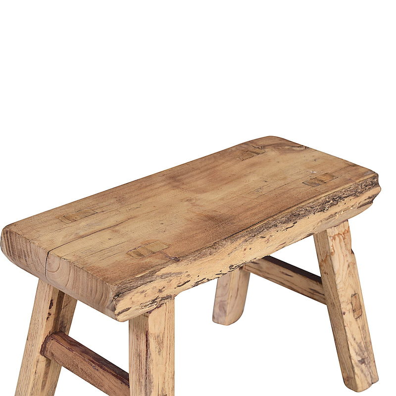 Farmer Baby Stool - Natural-Dovetailed &amp; Doublestitched