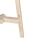 Farmer Elm Round Stool-Dovetailed &amp; Doublestitched