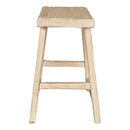 Farmer Elm Stool-Dovetailed &amp; Doublestitched