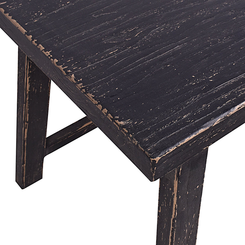Farmer Nesting Table Set in Black-Dovetailed &amp; Doublestitched