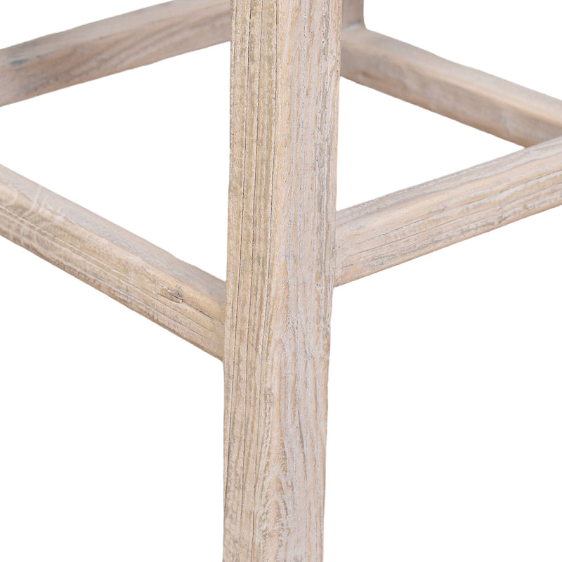 Farmer Round Bar Stool-Dovetailed &amp; Doublestitched