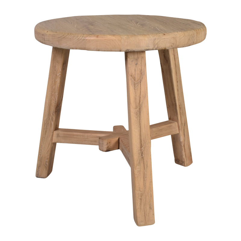 Farmer Side Table - Natural-Dovetailed &amp; Doublestitched