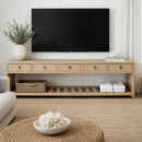 Farmer 5 Drawer Elm Entertainment Unit