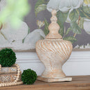 Finial Lidded Vase-Dovetailed &amp; Doublestitched