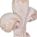 Fleur De Lis Statue 57cm-Dovetailed &amp; Doublestitched