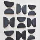 Flipped Timber Wall Art 62x82 - Bold Black on White-Dovetailed &amp; Doublestitched