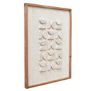 Flipped Timber Wall Art 62x82 - White on White-Dovetailed &amp; Doublestitched