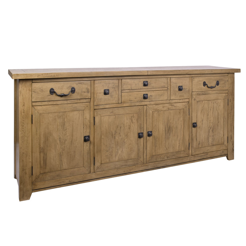 Florence 4 Door Timber Sideboard-Dovetailed &amp; Doublestitched