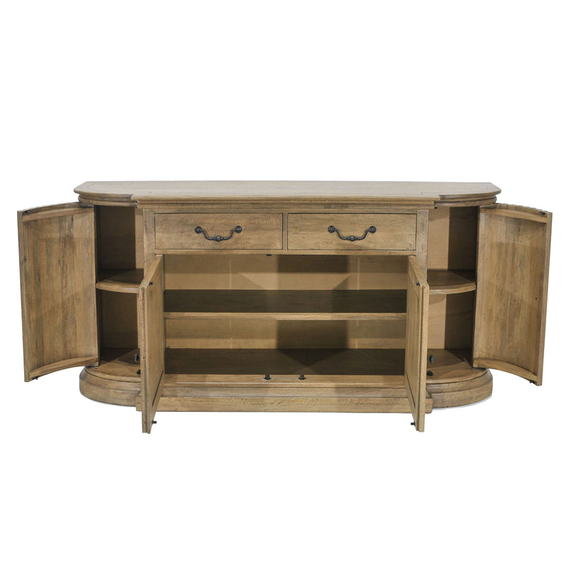 Florence Curved Sideboard-Dovetailed &amp; Doublestitched