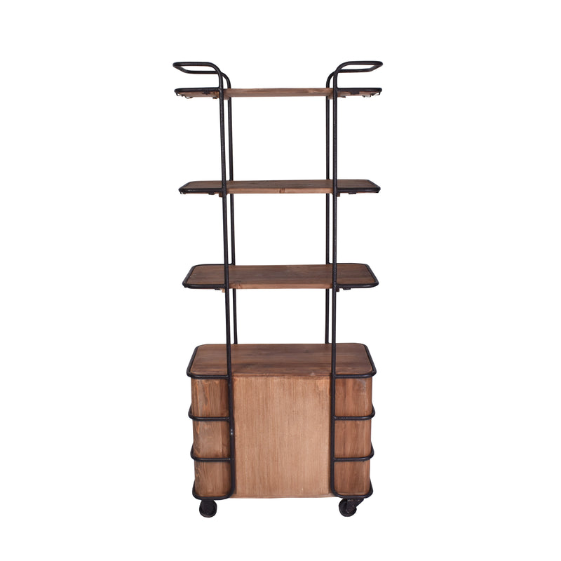 Florence Portable Shelf Rack 3 Drawers-Dovetailed &amp; Doublestitched