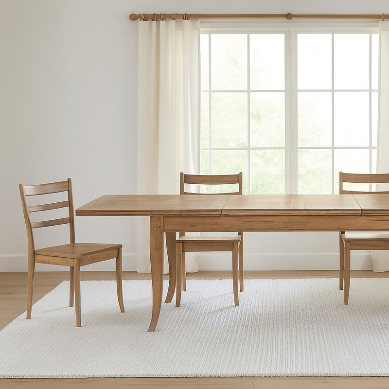 Florentine Double Extension Dining Table 2.1m - 3.1m-Dovetailed &amp; Doublestitched