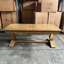 Florentine Extension Dining Table 2.1m - 3.1m - SYDNEY DELIVERY ONLY-Dovetailed &amp; Doublestitched