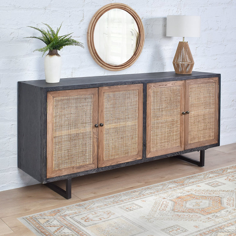 Foreshore Rattan Sideboard-Dovetailed &amp; Doublestitched